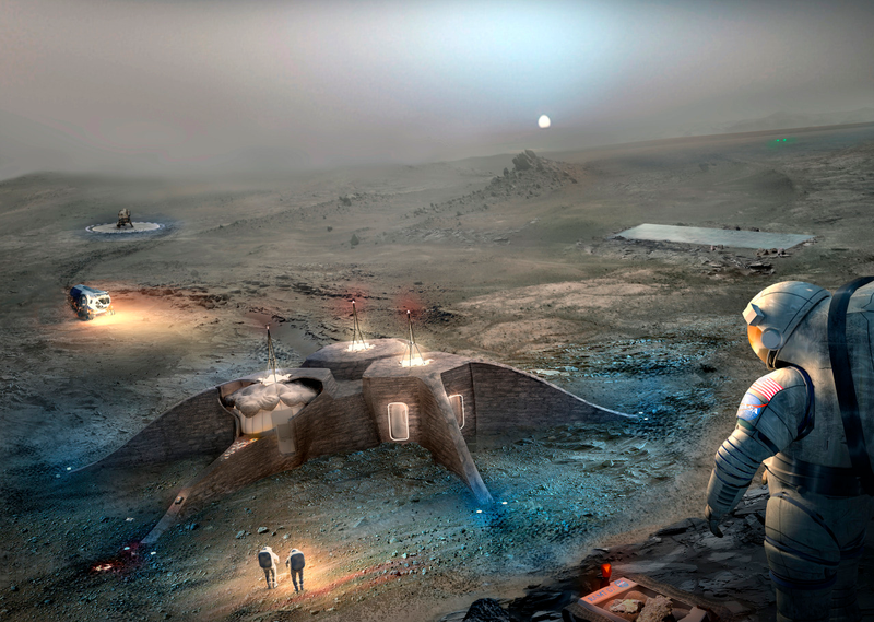 Illustration for article titled Space Igloos, Lava Tubes and Hobbit Holes: Here Are Our Future Martian Habitats
